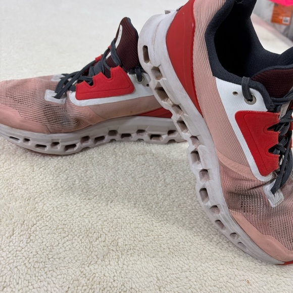 On Running Cloudstratus Women's Running Shoes Rose US Size W 7.5 39.99208 - Picture 8 of 9